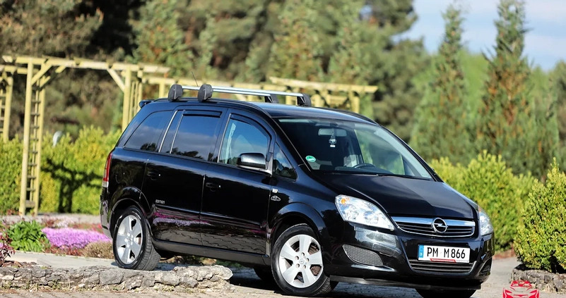 Opel Zafira cena 23999 przebieg: 186000, rok produkcji 2012 z Pińczów małe 704
